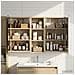 Set di Armadi da Bagno con lo scaffale 3 pcs 80 x 10,5 x 50 cm - Foto miniatura 2