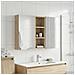 Set di Armadi da Bagno con lo scaffale 3 pcs 80 x 10,5 x 50 cm - Foto miniatura 4