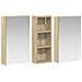 Set di Armadi da Bagno con lo scaffale 3 pcs 80 x 10,5 x 50 cm - Foto miniatura 5