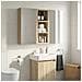 Armadio da bagno a muro Rovere Sonoma 20 x 10 x 50 cm - Foto miniatura 4
