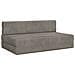Divano Letto Pieghevole Grigio Chiaro 152 x 86,5 x 60 cm - Foto miniatura 1
