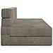 Divano Letto Pieghevole Grigio Chiaro 152 x 86,5 x 60 cm - Foto miniatura 4