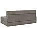 Divano Letto Pieghevole Grigio Chiaro 152 x 86,5 x 60 cm - Foto miniatura 5