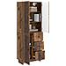 Set di armadi 2 pcs 66 x 34,5 x 90 cm Legno ingegnerizzato - Foto miniatura 2