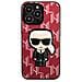 Karl Lagerfeld Klhcp13xpmnikpi Iphone 13 Pro Max 6,7 Custodia Rossa /rossa Monogram Ikonik Patch - Foto miniatura 7