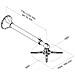 Supporto a Parete BEAMER-W100SILVER per Proiettori - Foto miniatura 3