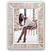 S. r. l. Levico Cornice portafoto in Legno, in Legno, Colore: Beige / Bianco, per Formato Immagine 13 x 18 cm, - Foto miniatura 1