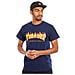 T-shirt Flame Logo Blu Scuro (m, Blu Scuro) - Foto miniatura 1