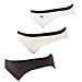 Confezione Da 3 Mutandine Slips Cotone Elasticizzato D4c17 Per Donna - Foto miniatura 8