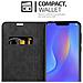 Custodia Compatibile Con Huawei P Smart Plus In Nero Di Notte - Coperchio Protettiva Con Chiusura Magnetica, Funzione Stand E Tasca Per Le Carte - Foto miniatura 3