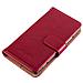 Custodia Compatibile Con Nokia Lumia 925 In Rosso Vinaccia - Coperchio Protettiva Con Chiusura Magnetica, Funzione Stand E Tasca Per Le Carte - Foto miniatura 2