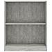 Libreria Grigio Cemento 60x24x76 cm in Legno Multistrato - Foto miniatura 2