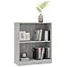 Libreria Grigio Cemento 60x24x76 cm in Legno Multistrato - Foto miniatura 3