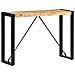 Tavolo Consolle 110x35x76 Cm In Legno Massello Di Mango - Foto miniatura 1