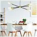 Lampadina Maxi Filament Xxl Oro In Vetro, 7,5 X 7,5 X 31,5 Cm, 1 X E27, 11w, 1000lm, 2000k, 240v - Foto miniatura 3