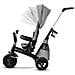 Triciclo Kinderkraft Easytwist Grigio - 3 Ruote - Leggero - Scalabile - Durevole - Foto miniatura 3