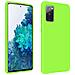 Cover Silicone Samsung Galaxy S20 Fe Semi-rigida Opaca Soft Touch Verde - Foto miniatura 1