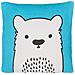 Cuscino Per Bambini Con Stampa Di Orso 45 X 45 Cm Blu Waranasi - Foto miniatura 1