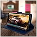 Custodia Apple Iphone 11 Pro Max Portadocumenti Funzione Supporto Blu - Foto miniatura 4