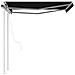 Tenda da Sole Retrattile Automatica con Pali 3,5x2,5m Antracite - Foto miniatura 10