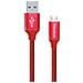 Cavo Di Ricarica Usb Rosso, 1 M - Foto miniatura 4