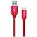 Cavo Di Ricarica Usb Rosso, 1 M - Foto miniatura 5