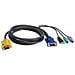 2L-5303UP, 3m, Nero, 2x PS / 2, USB A, HDB-15, SPHD, Maschio / maschio, USB A, DVI-D, HDB-15, SPHD, PS / 2 - Foto miniatura 1