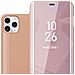Custodia Compatibile Con Apple Iphone 11 Pro Max In Kunzit Rosa - Clear View Specchio Coperchio Protettivo Con Funzione Di Supporto Protezione A 360 Gradi - Foto miniatura 1