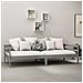 Divano Letto Con Materasso 90x200 Cm Grigio In Massello Di Pino - Foto miniatura 3