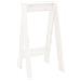 Sgabelli 2 Pz Bianchi 40x40x75 Cm In Legno Massello Di Pino - Foto miniatura 3