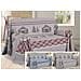 Telo Arredo Multiuso Linea Pensieri Delicati In Cotone Disegno Chalet Matrimoniale Beige - Foto miniatura 2