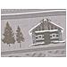 Telo Arredo Multiuso Linea Pensieri Delicati In Cotone Disegno Chalet Matrimoniale Beige - Foto miniatura 4
