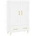 Credenza Bianca 69,5x31x115 Cm In Legno Multistrato - Foto miniatura 2