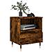 Comodini 2pz Rovere Fumo 40x35x50 Cm In Legno Multistrato - Foto miniatura 3