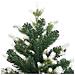 Albero Natale Artificiale Incernierato Con Neve Fioccata 120 Cm - Foto miniatura 6