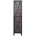 Paravento 4 Pannelli Legno Nero 170 X 163 Cm Ridanna - Foto miniatura 5