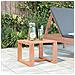 Tavolino Da Giardino 40x38x28,5 Cm In Legno Massello Di Douglas - Foto miniatura 1