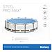 Piscina Rotonda Steel Pro Max In Acciaio 488x122 Cm Bestway 5612z - Foto miniatura 2