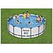 Piscina Rotonda Steel Pro Max In Acciaio 488x122 Cm Bestway 5612z - Foto miniatura 7
