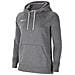 Felpa Con Cappuccio Fleece Cw6957-071 Donna Taglia Xl Colore Grigio - Foto miniatura 1