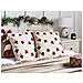 Set Di 2 Cuscini Sugarplum Cotone 45 X 45 Cm Beige Chiaro Modello Natalizio - Foto miniatura 1