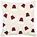 Set Di 2 Cuscini Sugarplum Cotone 45 X 45 Cm Beige Chiaro Modello Natalizio - Foto miniatura 4