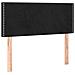 Letto a Molle con Materasso e LED Nero 90x190 cm in Velluto - Foto miniatura 4
