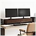 Supporto Monitor Con Cassetti Marrone 100x27x15cm In Truciolato - Foto miniatura 1