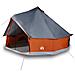 Tenda Familiare Tipi 8 Persone Grigia e Arancione Impermeabile - Foto miniatura 3