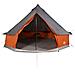 Tenda Familiare Tipi 8 Persone Grigia e Arancione Impermeabile - Foto miniatura 5