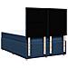 Giroletto a Molle con Materasso Blu 140x190 cm in Tessuto - Foto miniatura 6