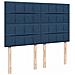 Giroletto a Molle con Materasso Blu 140x190 cm in Tessuto - Foto miniatura 7