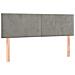 Giroletto a Molle con Materasso Grigio Chiaro 140x200cm Velluto - Foto miniatura 6