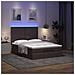 Struttura Letto Pouf con Materasso 140x200 cm in Tessuto - Foto miniatura 3